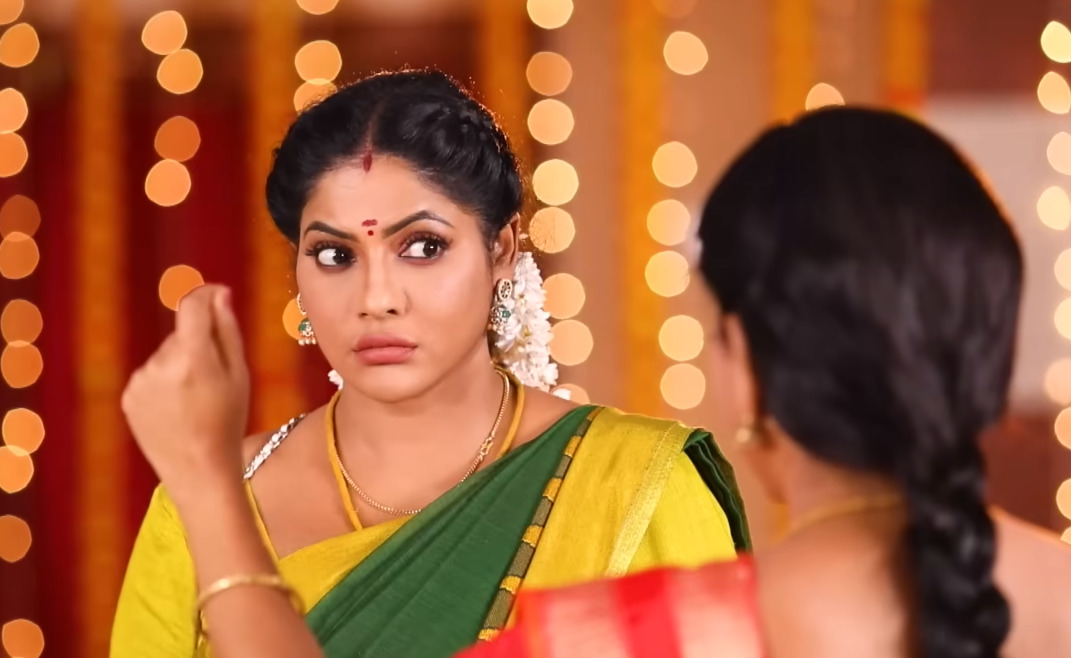 "நா ரெடி தான்" பாடலுக்கு புடவையில் மரண குத்தாட்டம் போட்ட பாக்கியலட்சுமி சீரியல் ராதிகா.! 3