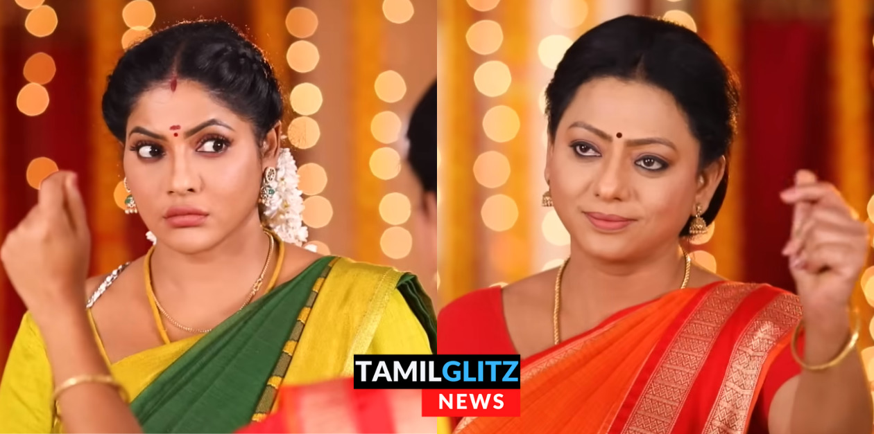 என்ன ராதிகா பயமா இருக்கா? ராதிகாவை ஆங்கிலத்தில் பேசி ஓட விட்ட பாக்யா.! மரண மாஸான ப்ரோமோ.! 105