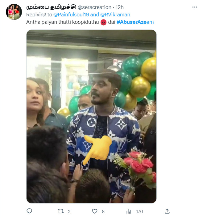 பூங்கொத்து கொடுக்க வந்த சிறுவர்களை புறக்கணித்து விட்டு சென்ற அசீம்.! திட்டி தீர்க்கும் நெட்டிசன்கள்.! 9