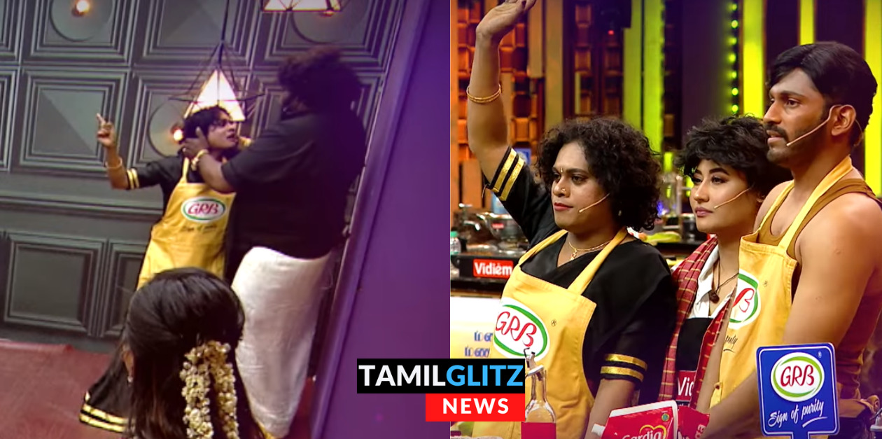 காளையனை வாடா போடா என அழைத்த புகழ்.! போட்டு புரட்டி எடுத்த காளையன்.! செம்ம காமெடி.! 19