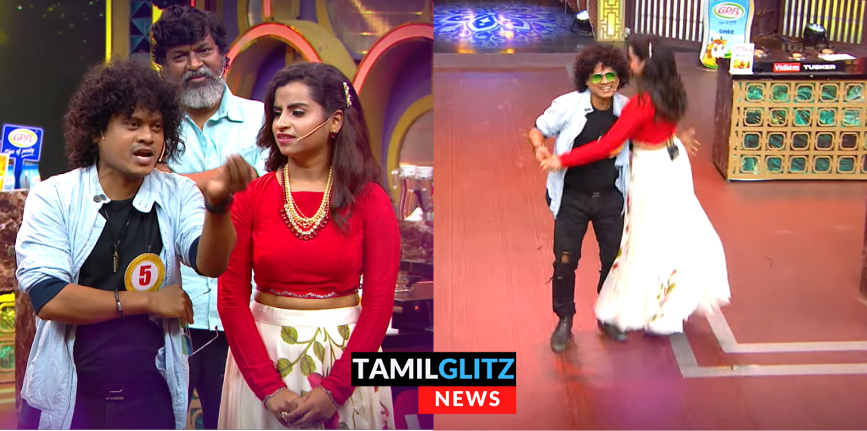 சிவாங்கிக்கு கோமாளியாக வந்த புகழ்.! அண்ணனும் தங்கச்சியும் ஒரு வழியா இணைஞ்சிட்டாங்களே..! 75