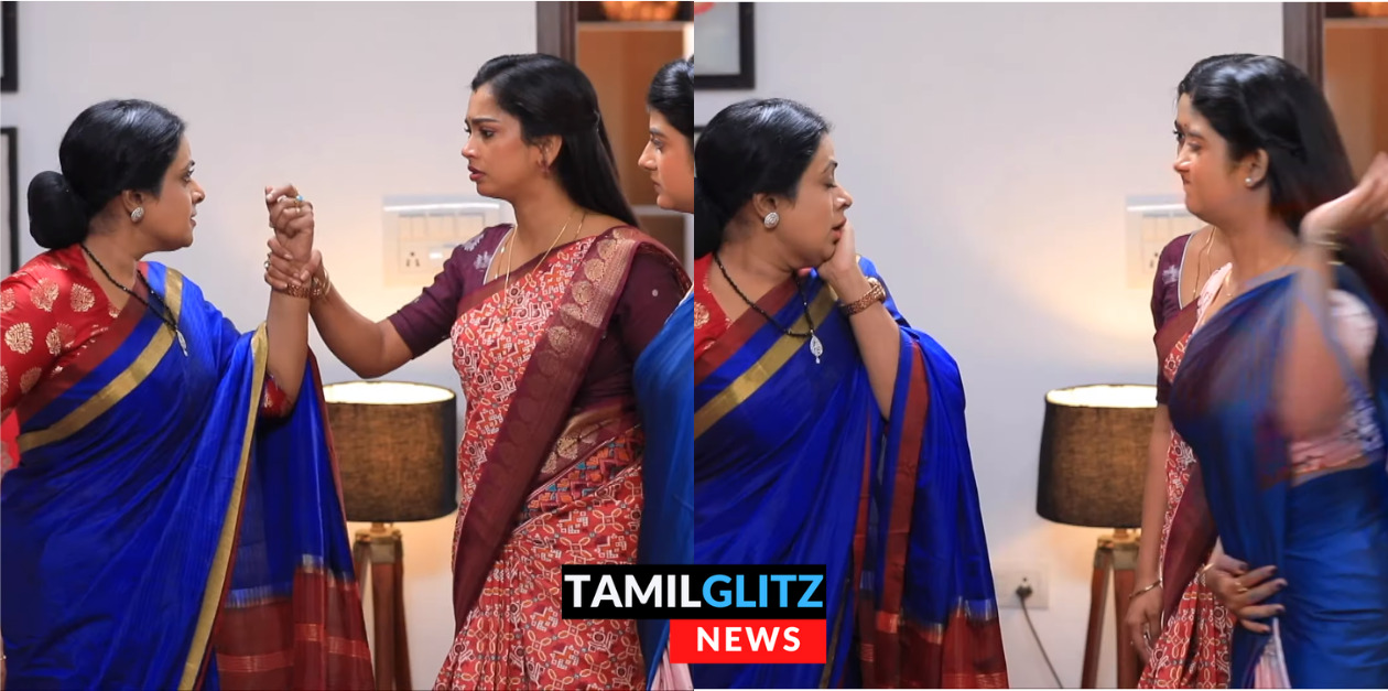 தேவி கன்னத்தில் மாறி மாறி அறைந்த காவ்யா மற்றும் பிரியா.! சபாஷ் சரியான அடி.! நல்லா போடுங்க.! 121