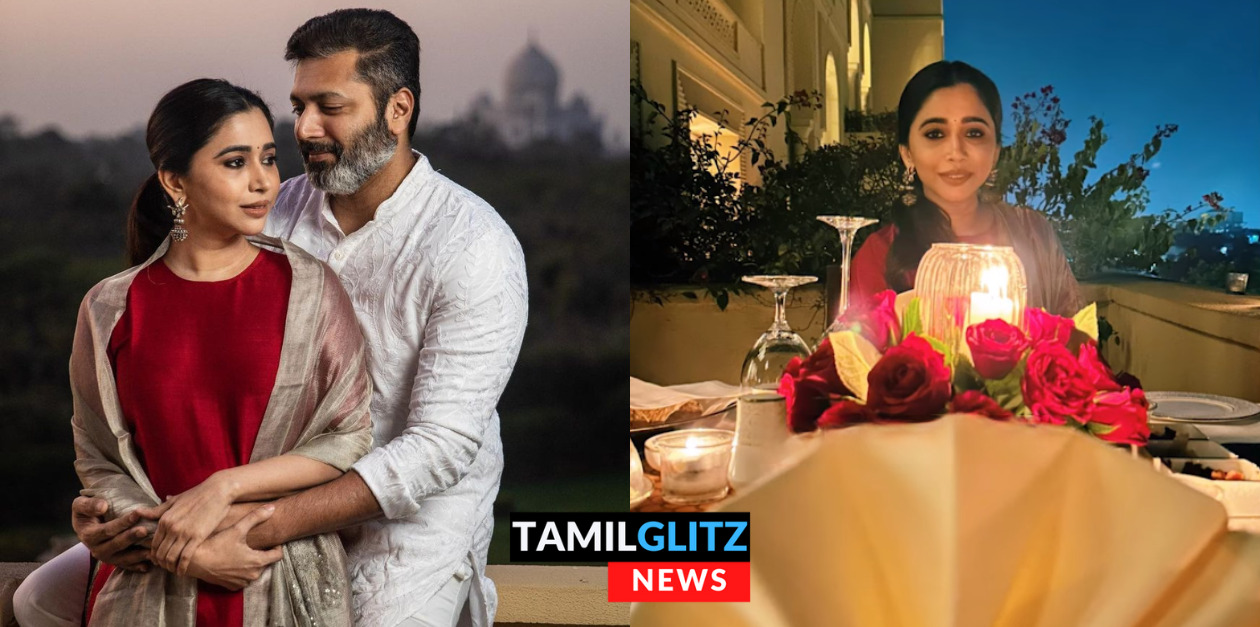 தாஜ்மஹாலில் வைத்து காதல் மனைவி ஆர்த்திக்கு செம்ம சர்ப்ரைஸ் செய்துள்ள ஜெயம் ரவி.! இதோ Video.! 49