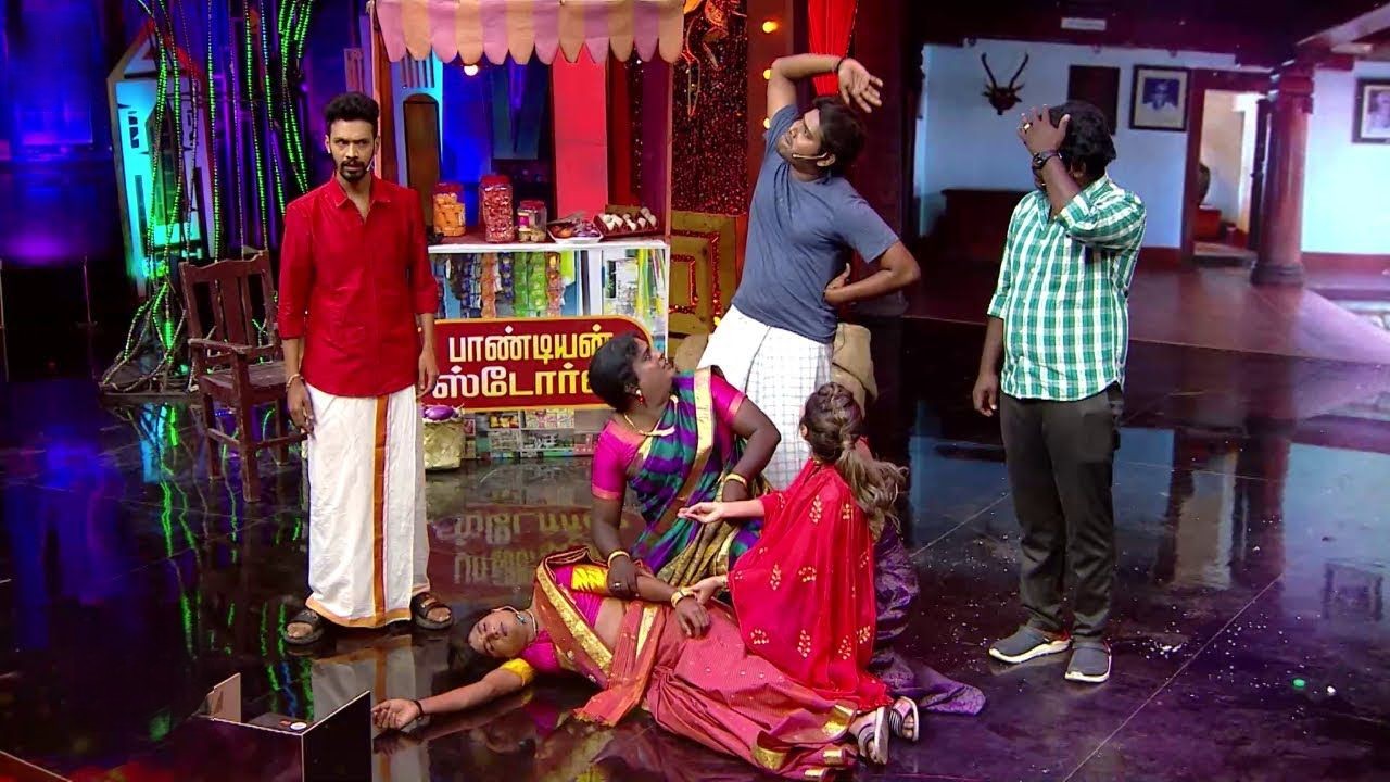அடுத்தடுத்து கர்ப்பமான மருமகள்கள்.! பாண்டியன் ஸ்டோர்ஸ் தொடரை பங்கம் செய்த KPY சாம்பியன்ஸ்.! 3