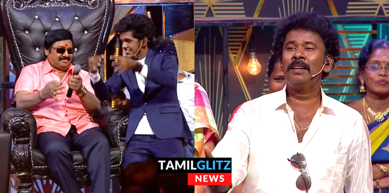 செண்பகமே பாடலுக்கு பால் கறப்பது போல செய்து காட்டிய KPY பாலா.! பங்கம் செய்த ராமராஜன்.! 13
