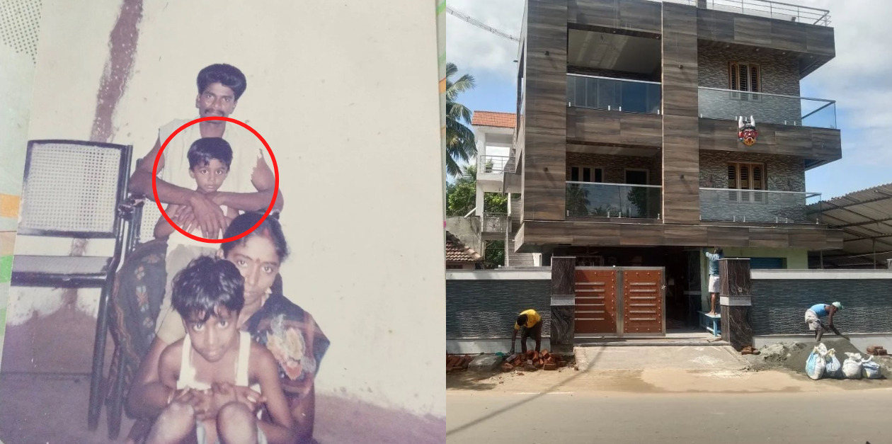 25 வருடம் நாங்கள் பட்ட கஷ்டம்.! பழைய வீடு, புது வீட்டை ஒப்பிட்டு KPY தீனா பகிர்ந்த புகைப்படம்..! 9