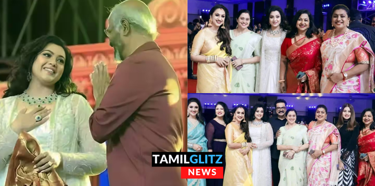 திரைத்துறைக்கு வந்து 40 ஆண்டுகளை கடந்த மீனா.! நேரில் வந்து வாழ்த்திய 90ஸ் நடிகர்கள்.! 97