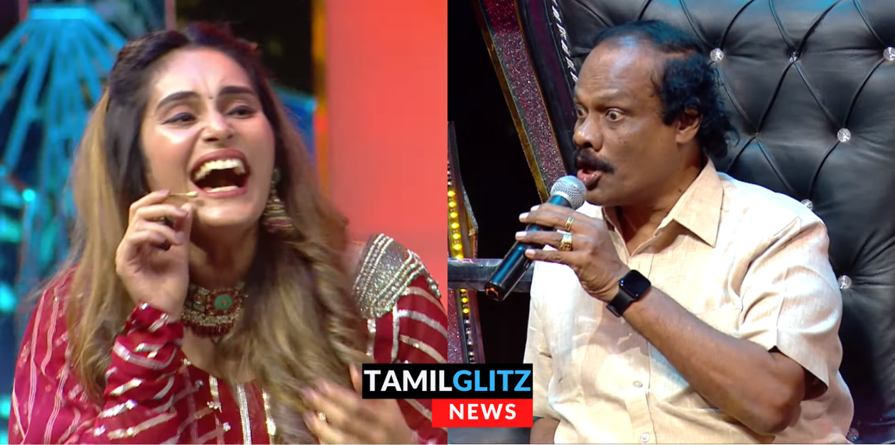 ஸ்ருதிகா போலவே பேசி மிமிக்கிரி செய்து மரணமாக கலாய்த்து தள்ளிய லியோனி.! செம்ம காமெடி.! 31