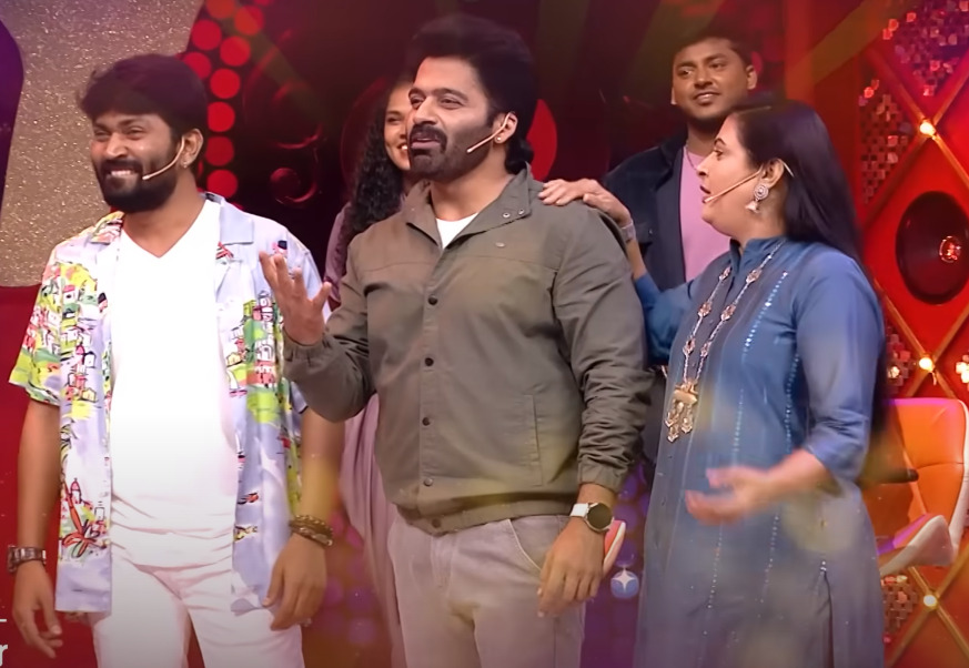 ஸ்டார்ட் மியூசிக் நிகழ்ச்சிக்கு வந்த ஈரமான ரோஜாவே டீம்.! கேபியும் பார்த்தியும் செம்ம அலப்பறை பண்றாங்களே.! 3