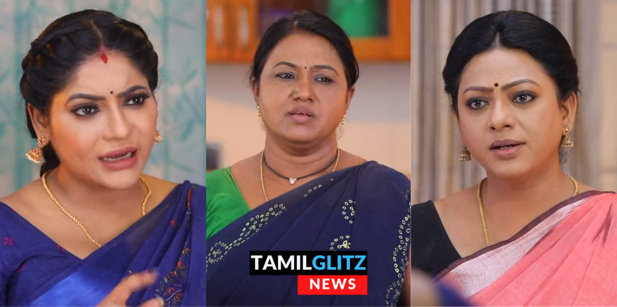 வீட்டு வேலைக்காரி எதுக்கு குடும்ப விஷயத்துக்குள்ள மூக்கை நுழைக்கிற?? செல்வியை அசிங்கப்படுத்திய ராதிகா.! 117