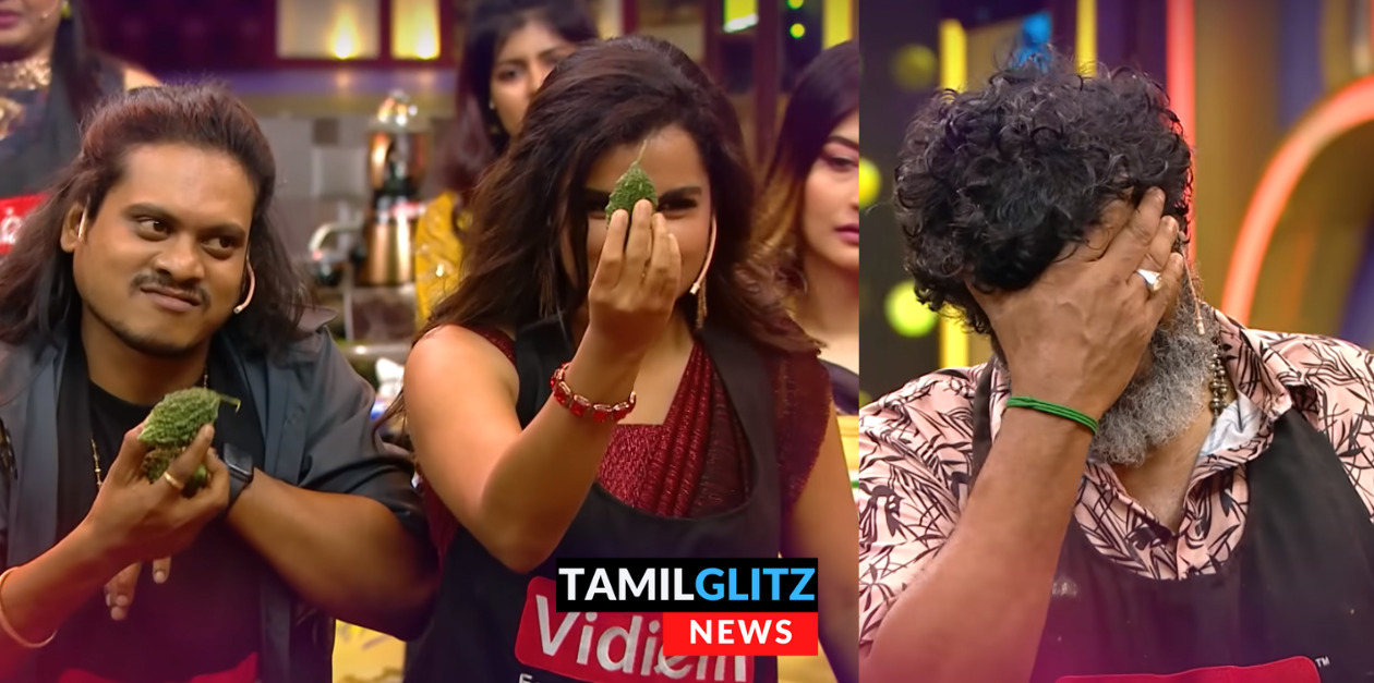 பாகற்காயை கொண்டு வந்து கொடுத்து மைம் கோபியை பழிக்கு பழி வாங்கிய சிவாங்கி.! இதோ ப்ரோமோ.! 107
