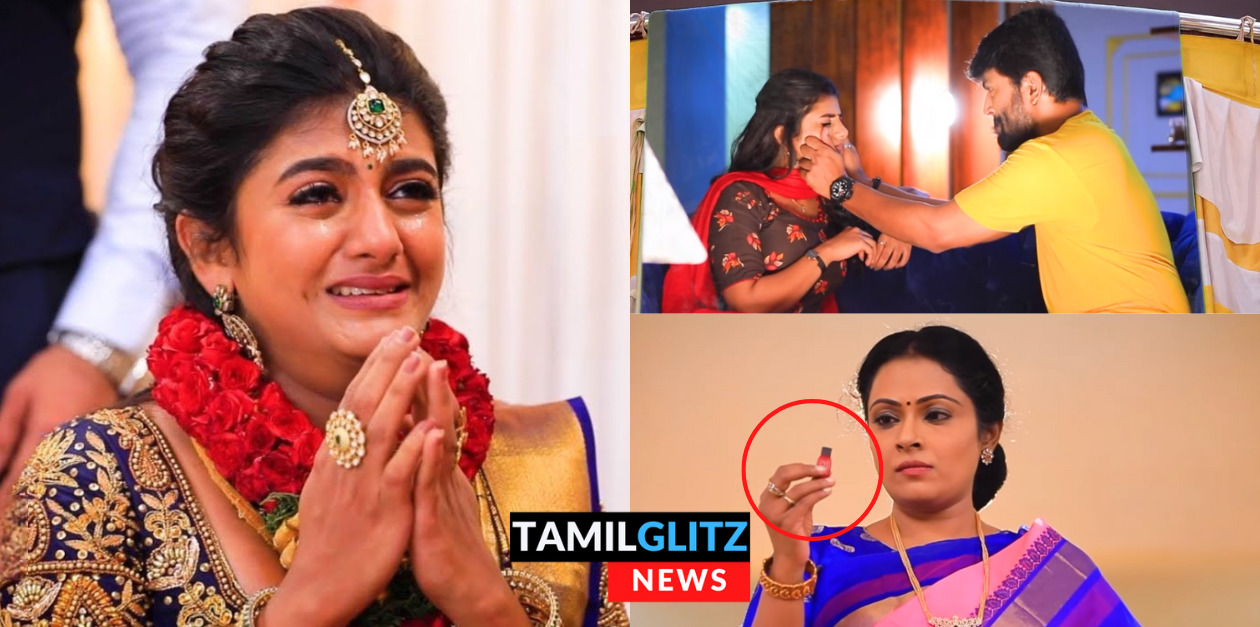 காவ்யா ஜீவா காதலித்தபோது எடுத்த வீடியோக்களை மண்டபத்தில் ஒளிபரப்பிய தேவி.! கதறி அழும் காவ்யா.! 103