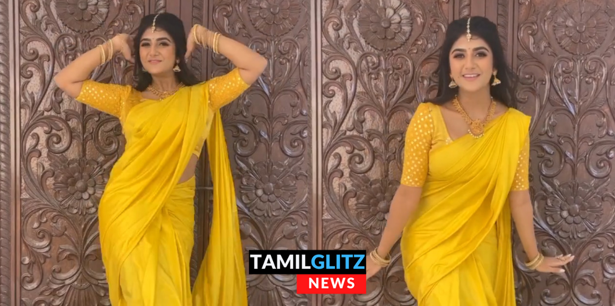 மஞ்ச காட்டு மைனா என்ன கொஞ்சி கொஞ்சி போனா.! புடவையில் செம்ம Cute ஆக ஆடிய கேபி.! 13