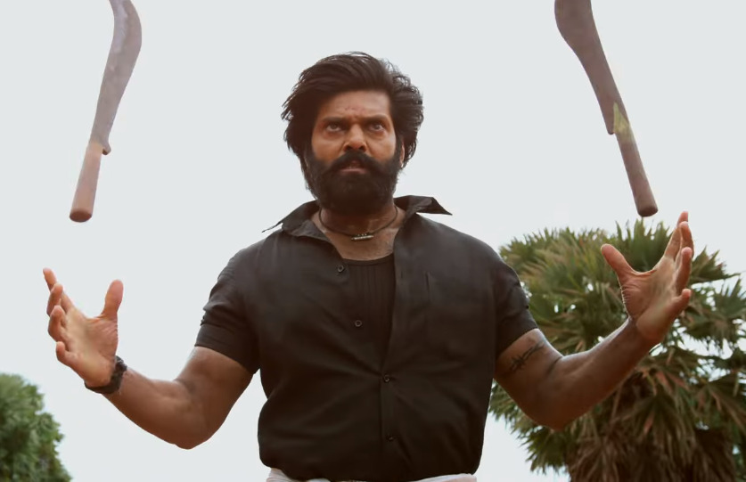 வேட்டியை மடித்துக்கொண்டு மரண குத்தாட்டம் போட்டுள்ள ஆர்யா.! First Single ப்ரோமோ வெளியானது.! 3