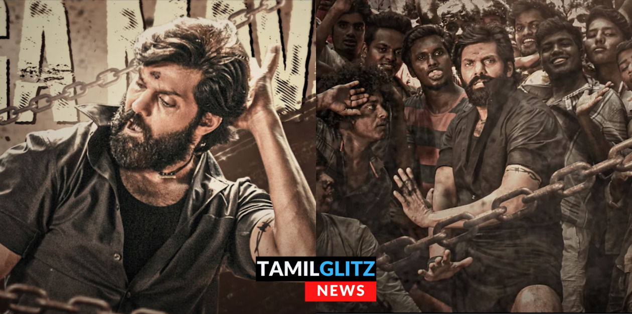 வேட்டியை தூக்கி கட்டி தர லோக்கலாக குத்தாட்டம் போட்டுள்ள ஆர்யா.! காதர் பாஷா படத்தின் First Single வீடியோ.! 71
