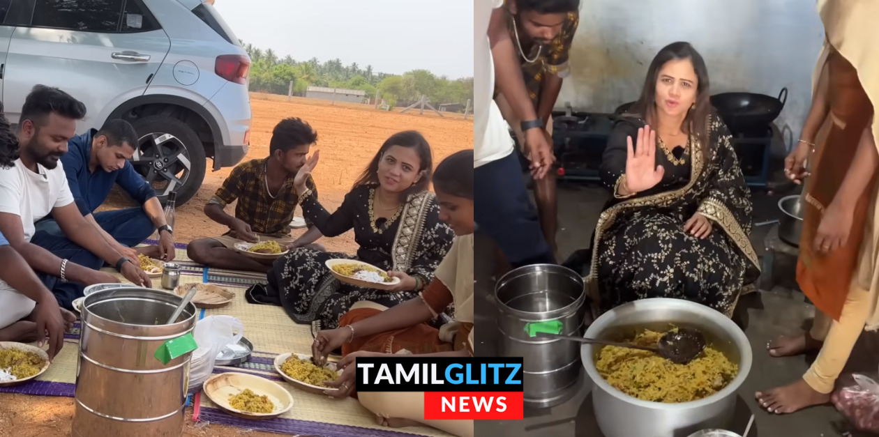 ரம்ஜானுக்கு கிராமத்து நண்பர்களுக்கு சுட சுட பிரியாணி செய்து விருந்து வைத்த மணிமேகலை.! 111