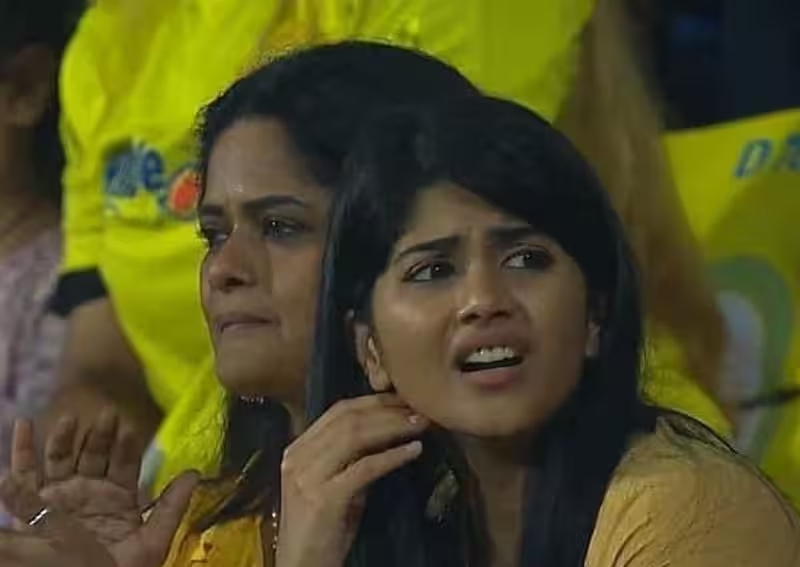 திரிஷா, லோகேஷ் கனககராஜ் தொடங்கி CSK மேட்சை பார்க்க படையெடுத்த திரை பிரபலங்கள்.! 9