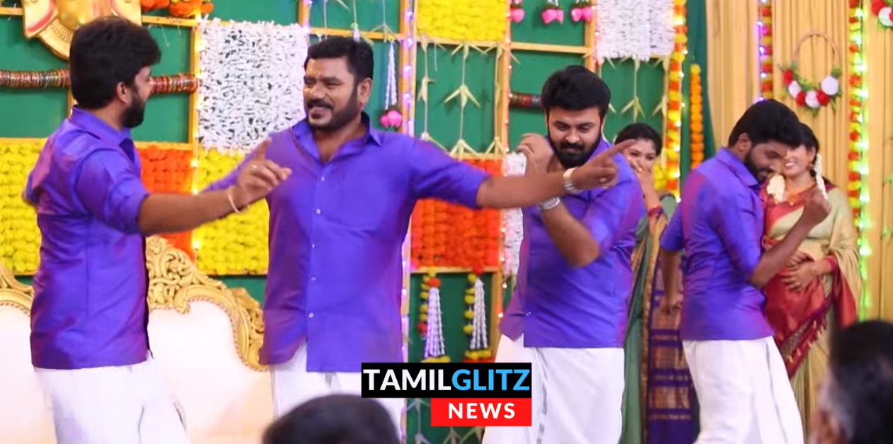 முல்லையின் வளைகாப்புக்கு வந்த ஜீவா மீனா.! மீண்டும் இணைந்த பாண்டியன் ஸ்டோர்ஸ் குடும்பம்.! 7
