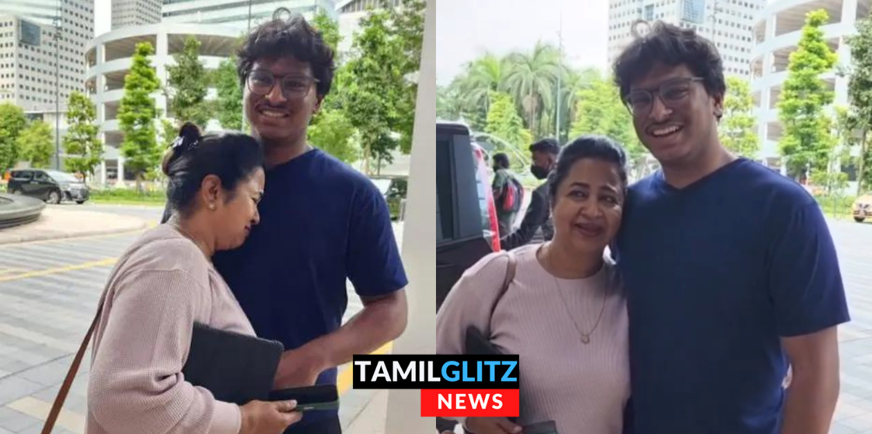 அம்மாவ தனியா விட்டுட்டு போகாத தம்பி..! வெளிநாடு செல்லும் மகனை கண்ணீருடன் வழியனுப்பி வைத்த ராதிகா.! 129
