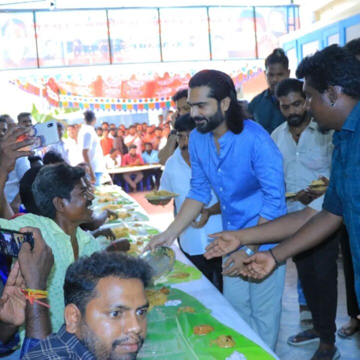 பத்து தல படம் கொடுத்த வெற்றி.! ரசிகர்ளை அழைத்து பிரியாணி, சிக்கன் 65 விருந்து கொடுத்த சிம்பு.! 7