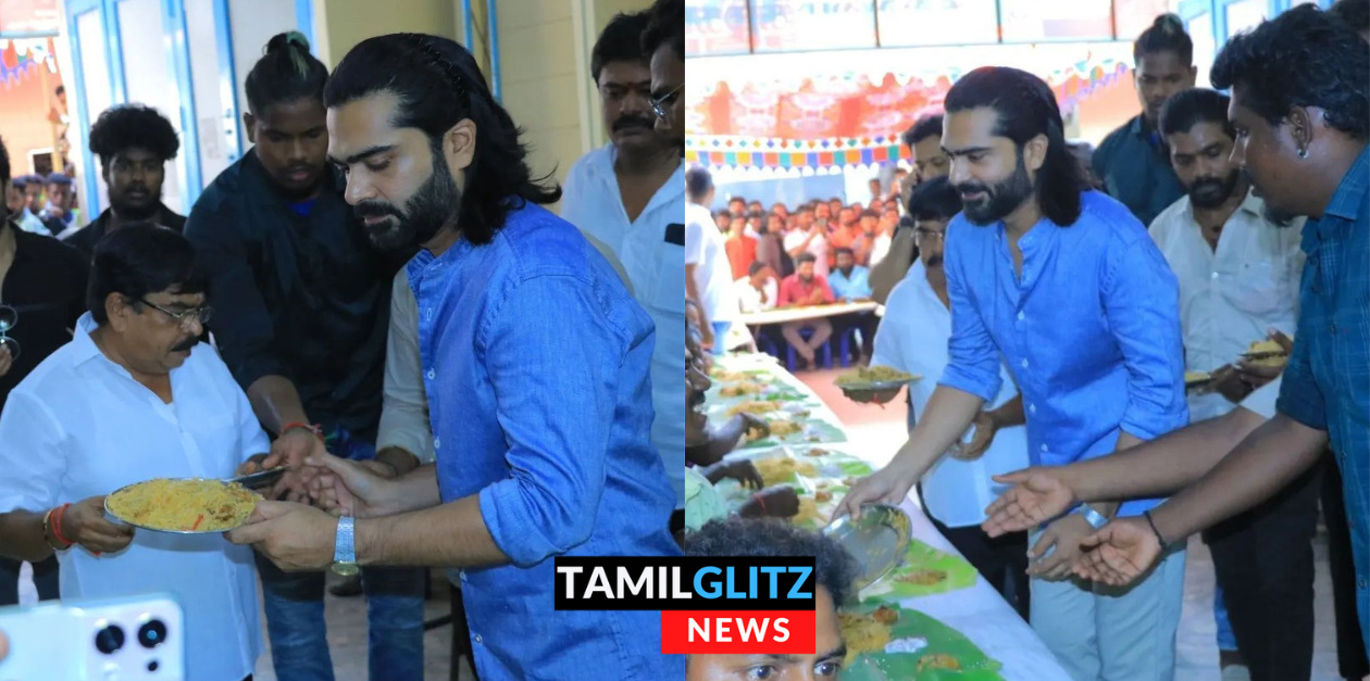 பத்து தல படம் கொடுத்த வெற்றி.! ரசிகர்ளை அழைத்து பிரியாணி, சிக்கன் 65 விருந்து கொடுத்த சிம்பு.! 13