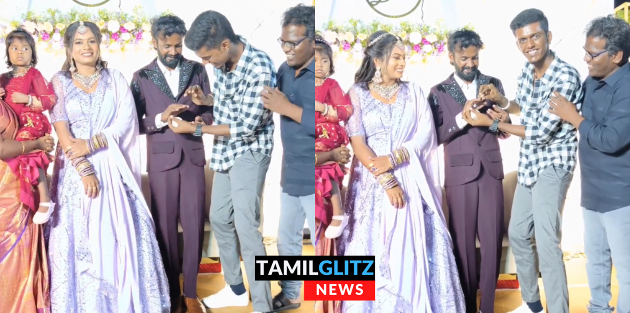 தீனா திருமண வரவேற்ப்பில் தங்க மோதிரம் பரிசு கொடுத்த KPY பாலா..! அவரே வெளியிட்ட வீடியோ.! 77
