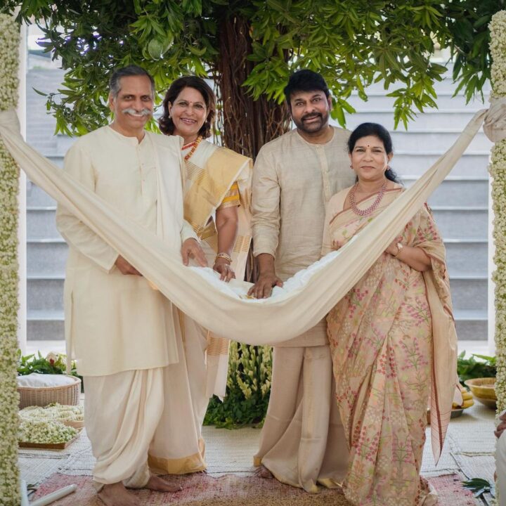 மகளுக்கு எளிமையாக பெயர் சூட்டு விழா நடத்திய ராம் சரண்.! வெளியான அழகிய புகைப்படங்கள்.! 3