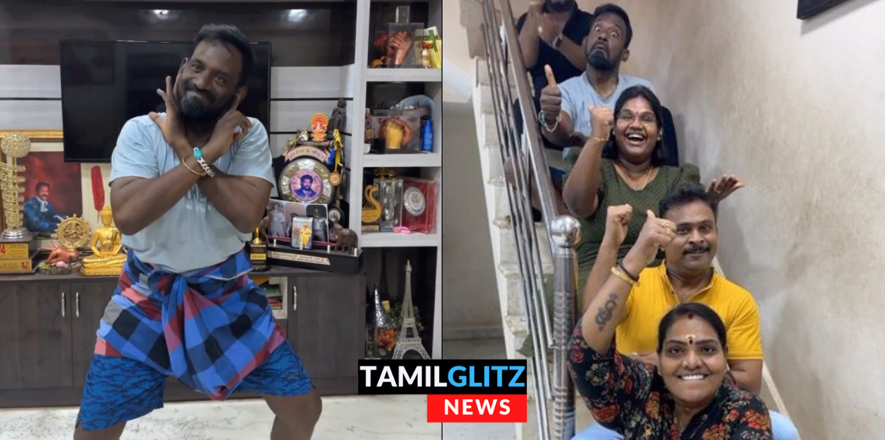 மீண்டும் பழைய ஃபார்முக்கு வந்த ரோபோ ஷங்கர்.! குடும்பத்துடன் குத்தாட்டம்.! 111