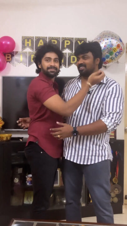 பிறந்தநாளில் காதலியை அறிமுகம் செய்த வானத்தை போல சீரியல் ராஜபாண்டி.! வீடியோ இதோ.! 3