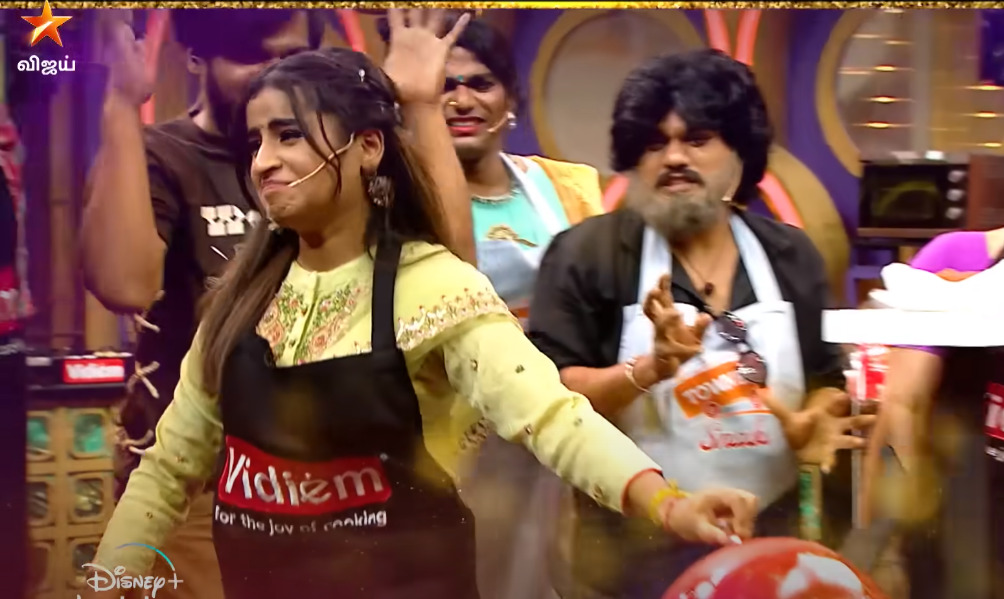 நடுவர்கள் கொடுத்த டாஸ்கை பார்த்து முகம் சுழித்த சிவாங்கி.! அப்படி என்ன கொடுத்தாங்க? 3
