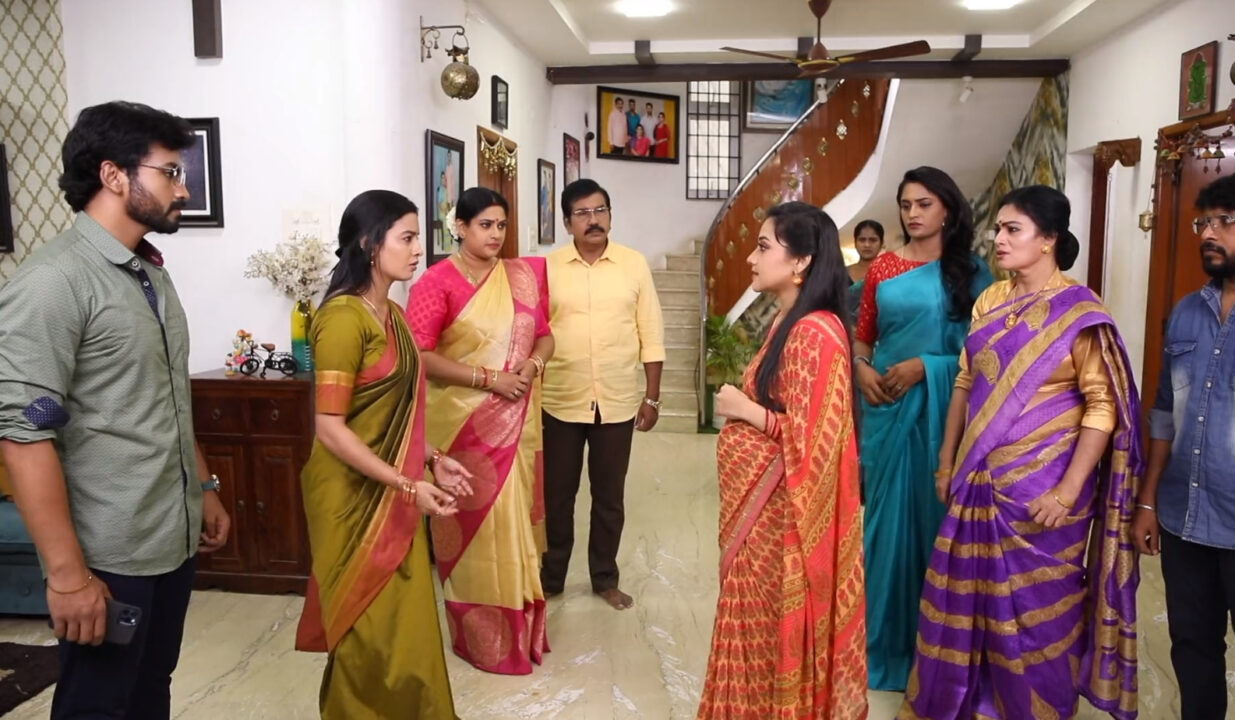 சரஸ்வதிக்கு இனிமே பிள்ளையே பொறக்காது.! சாபம் விடும் ராகினி! வெளுத்து வாங்கும் கோதை.! 5