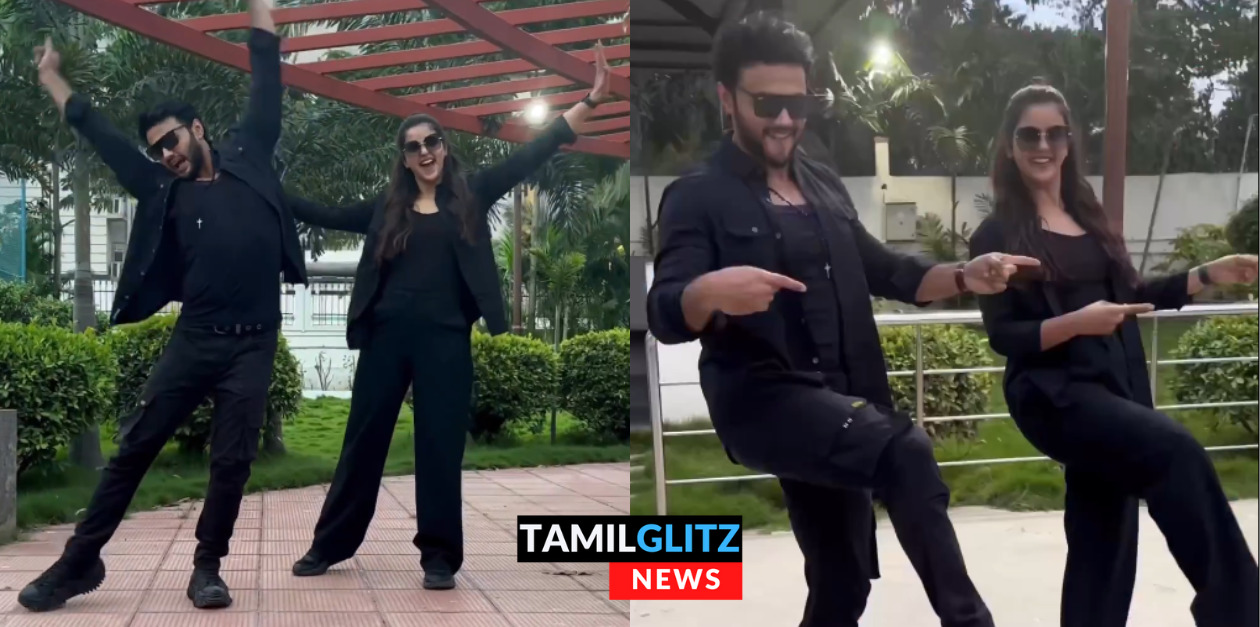 ஆண் நண்பருடன் சேர்ந்து "நா ரெடி தான்" பாடலுக்கு மரண குத்தாட்டம் போட்ட கயல் சைத்ரா ரெட்டி.! 13