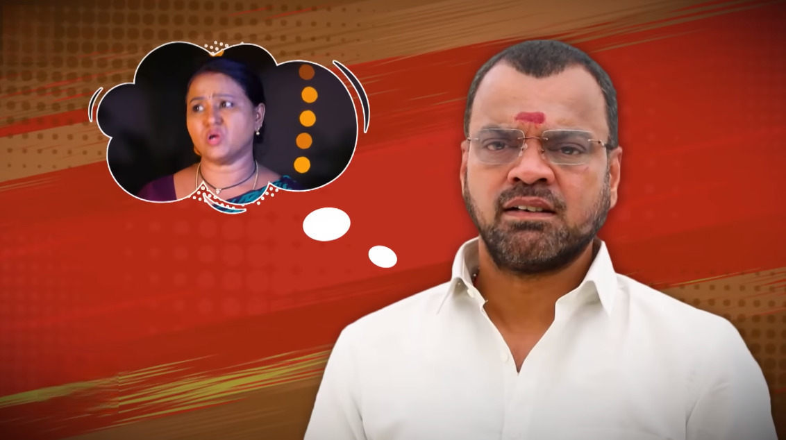 ஹே எப்புடிறா?? உனக்கு ரெண்டு பொண்டாட்டியா? கோபியை பார்த்து அரண்டு போன தாடி பாலாஜி.! 3