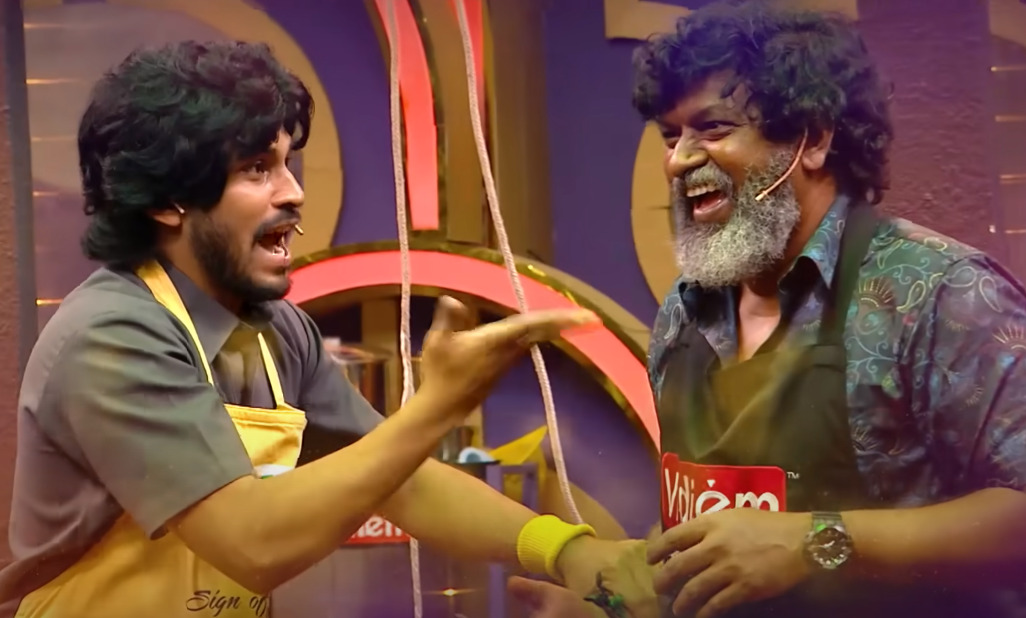 நிலம், நீர், நெருப்பு, ஆகாயம்.! வித்தியாசமான டாஸ்க் கொடுத்த வெங்கடேஷ் பட்.! விழி பிதுங்கும் குக்குகள்.! 3