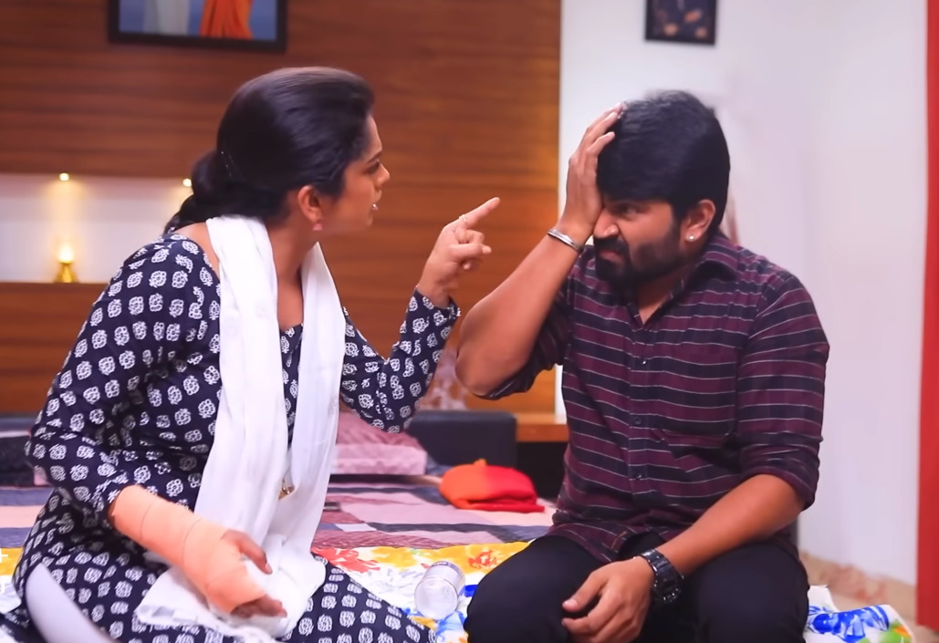 ப்ரியாவை குழந்தை போல கவனித்துக் கொள்ளும் ஜீவா.! ஈரமான ரோஜாவே இந்த வார ப்ரோமோ.! 3