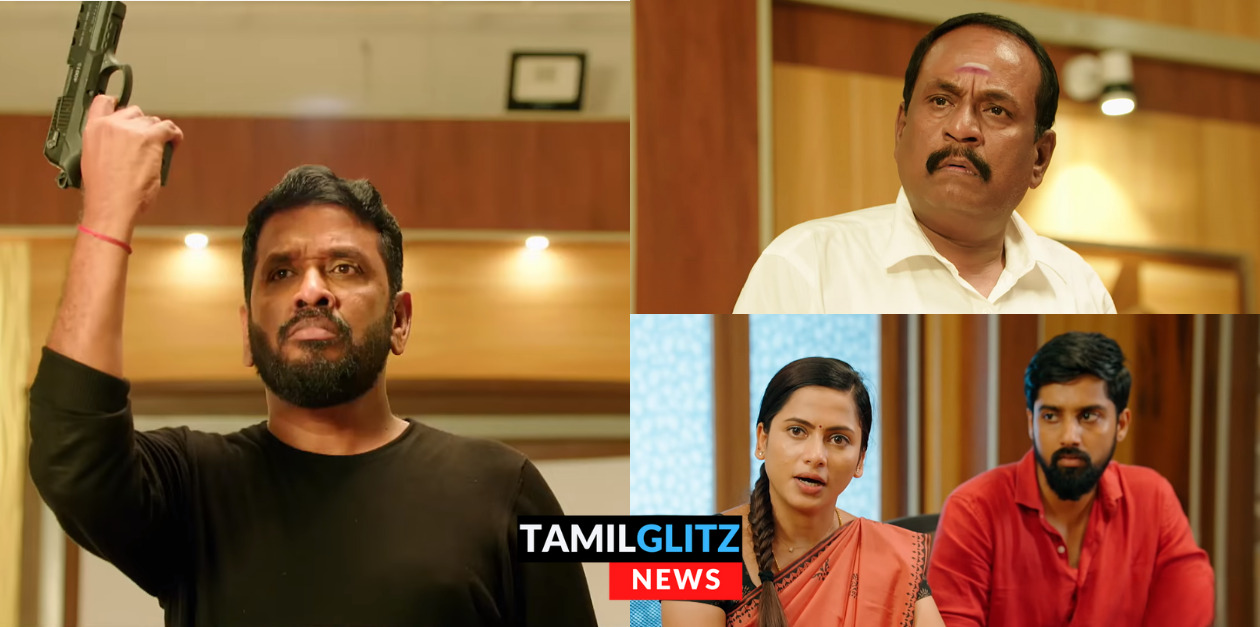10 நிமிஷம் தரேன் இங்கருந்து ஓடி போய்டு.! துப்பாக்கியை காட்டி ஆதி குணசேகரனை மிரட்டிய ஜீவானந்தம்.! 61