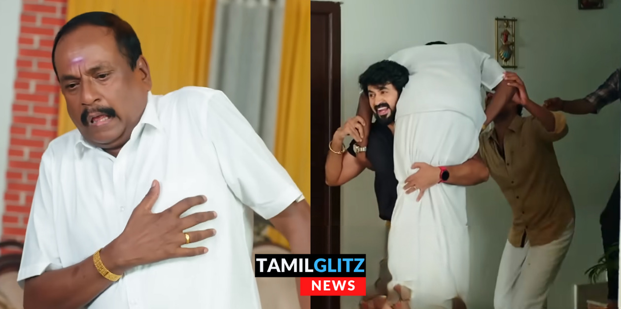 புது குண்டை போட்ட ஆடிட்டர்.! மாரடைப்பால் சரிந்து விழுந்த ஆதி குணசேகரன்.! தூக்கிக்கொண்டு ஓடும் கதிர்.! 121