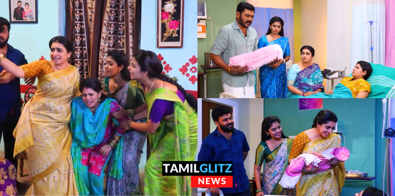 பிரசவ வலியால் துடித்த ஐஸ்வர்யாவுக்கு பிறந்த குழந்தை.! பரபரப்பான பாண்டியன் ஸ்டோர்ஸ் ப்ரோமோ.! 117