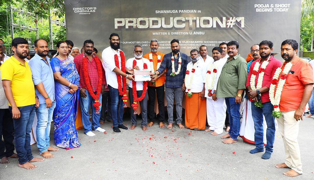 காட்டு யானைகளுடன் மோத இருக்கும் விஜயகாந்த் மகன்.! பூஜையுடன் தொடங்கிய படப்பிடிப்பு.! 9
