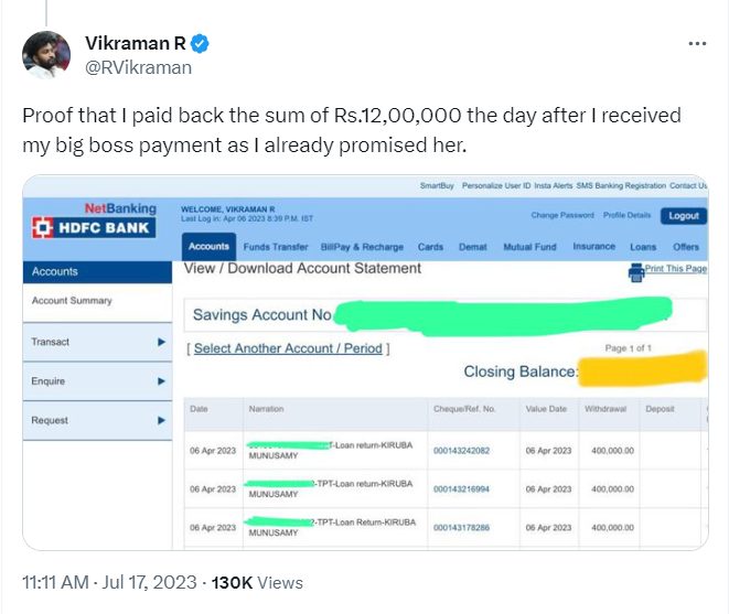 என்னுடைய அரசியல் வாழ்க்கையை முடிக்க நடக்கும் நாடகம் இது.! பதிலடி கொடுத்த விக்ரமன்.! 11