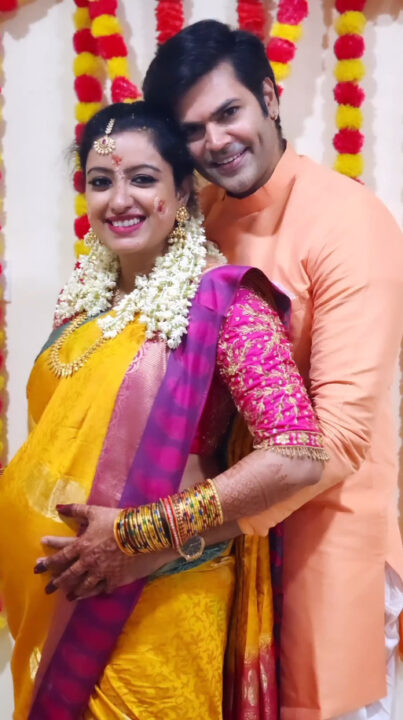 கர்ப்பமாக இருப்பதை அறிவித்த கணேஷ் வெங்கட்ராம் மனைவி.! வீட்டிலேயே எளிமையாக நடந்த வளைகாப்பு.! 3