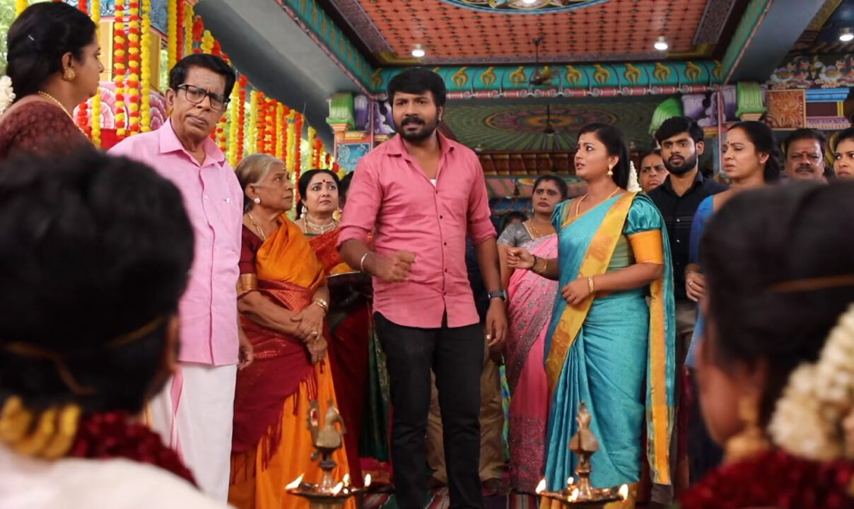 இந்த கல்யாணம் நடக்காது.! மனோஜ் ரோகிணி திருமணத்தை நிறுத்திய முத்து.! அதிரடி திருப்பம்.! 9