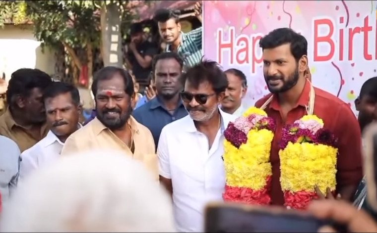 விஷாலின் 47-வது பிறந்தநாள்.! படப்பிடிப்பு தளத்தில் கேக் வெட்டி கொண்டாடிய நண்பர்கள்.! இதோ வீடியோ 17