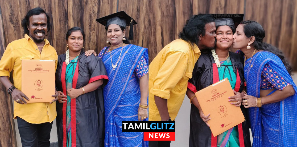 முதல் தலைமுறை பட்டதாரி ஆன மகள்.! அழகிய புகைப்படங்களை பகிர்ந்த ஆண்டனிதாசன்.! 135