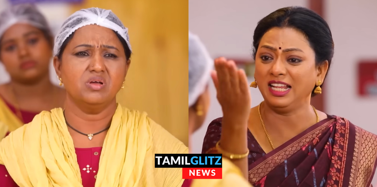 கேண்டீன் சமையலை சொதப்பிய செல்வி.! திட்டி தீர்த்த பாக்யா.! என்ன இப்படி திட்டுறாங்க.! 137
