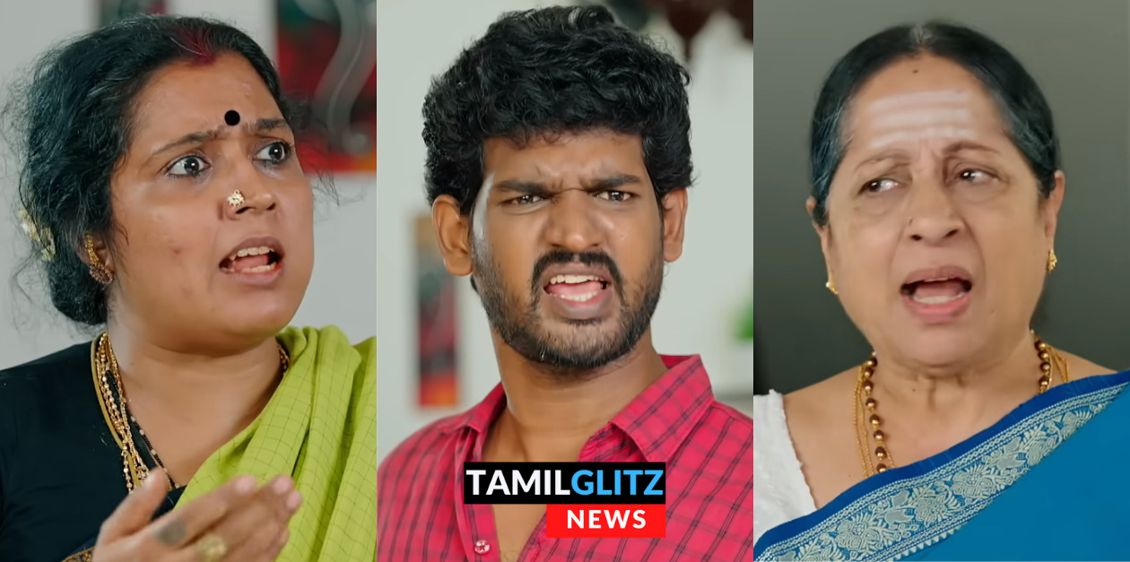 கரிகாலனை வீட்டை விட்டு அடித்து துரத்தும் விசாலாட்சி.! மாமியாரிடம் சண்டைக்கு போன கரிகாலன்.! 73