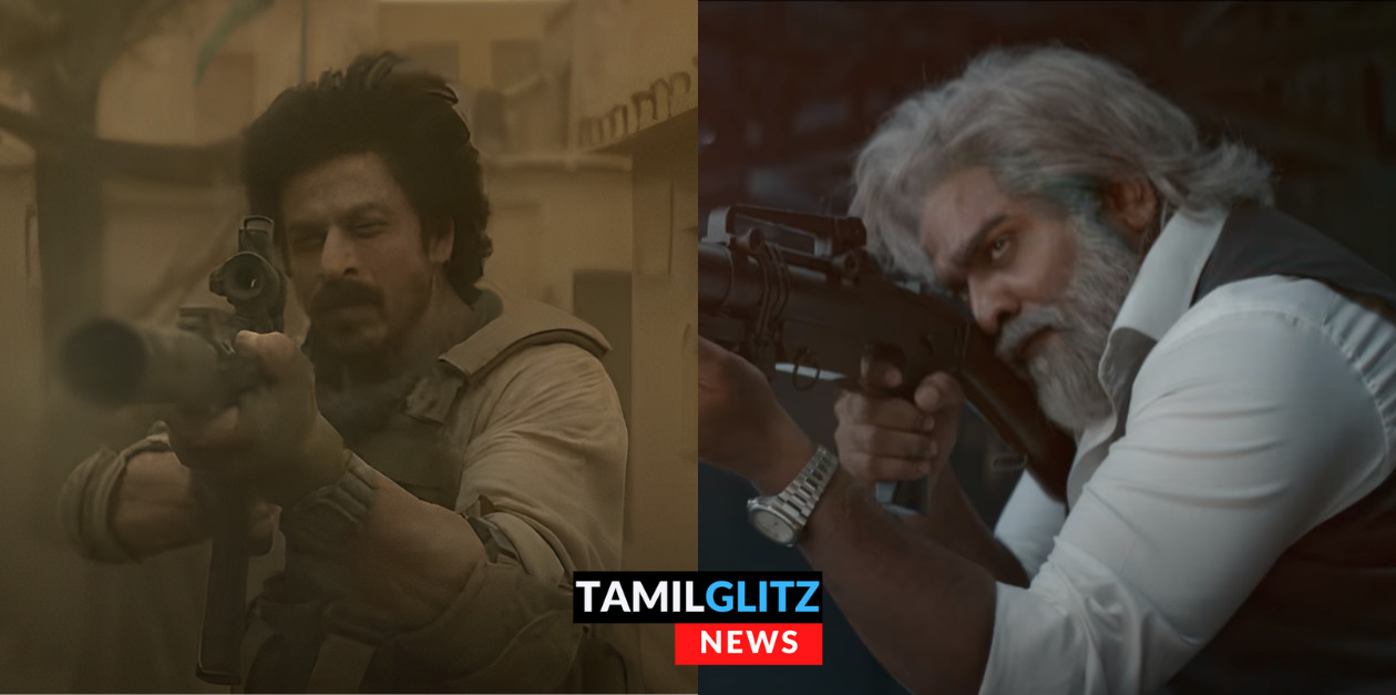 ஷாருக்கானுக்கு பரம வில்லனாக மாறிய விஜய் சேதுபதி.! அனல் தெறிக்கும் "ஜவான்" ட்ரைலர் இதோ 85