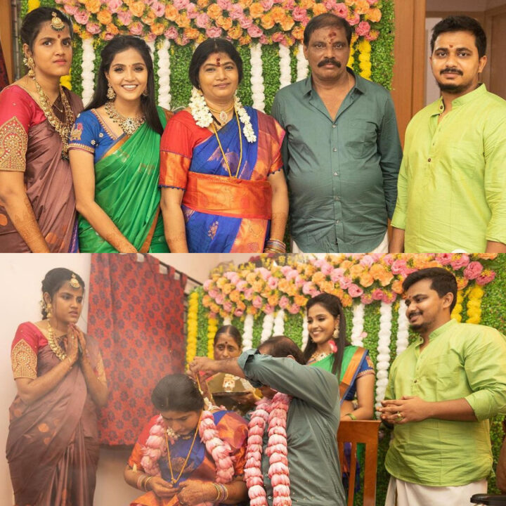 பெற்றோருக்கு 60-வது திருமணம் செய்து அழகு பார்த்த முத்தழகு சீரியல் நடிகை வைஷாலி.! 11