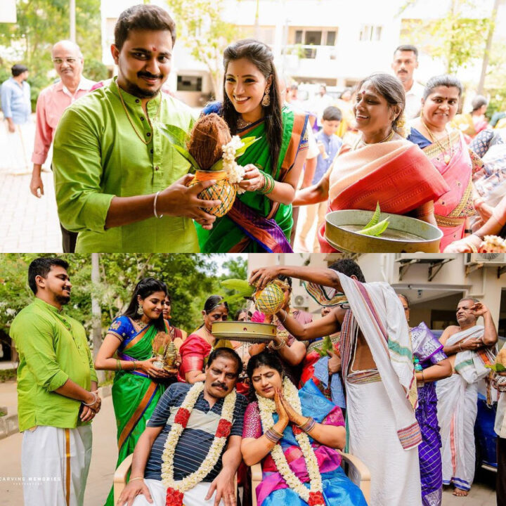 பெற்றோருக்கு 60-வது திருமணம் செய்து அழகு பார்த்த முத்தழகு சீரியல் நடிகை வைஷாலி.! 9
