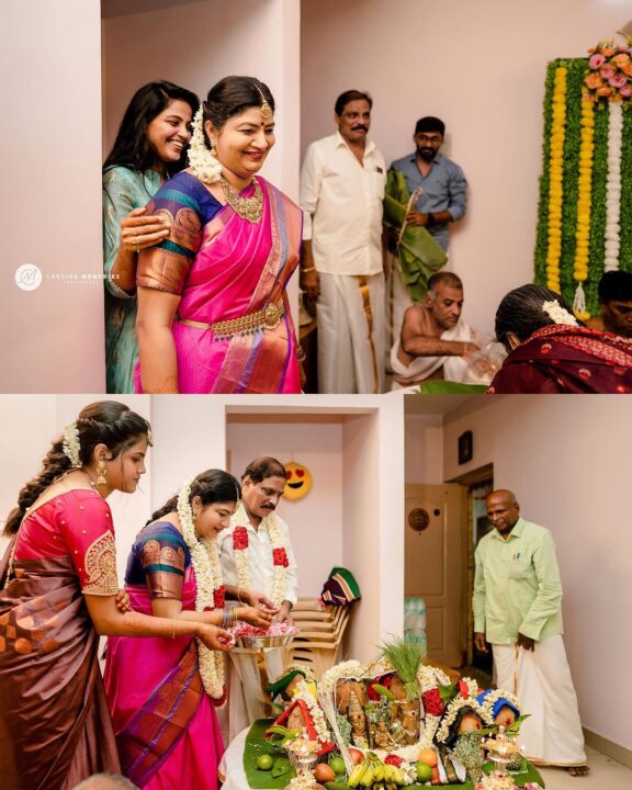 பெற்றோருக்கு 60-வது திருமணம் செய்து அழகு பார்த்த முத்தழகு சீரியல் நடிகை வைஷாலி.! 5
